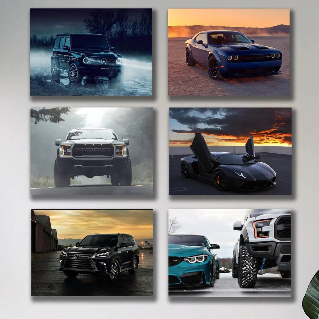 Cars Design Wall Art & Paintings